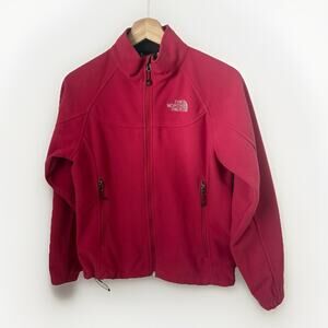 North Face Women’s Windwall Jacket Pink Outdoors Fleece Hiking Coat Small